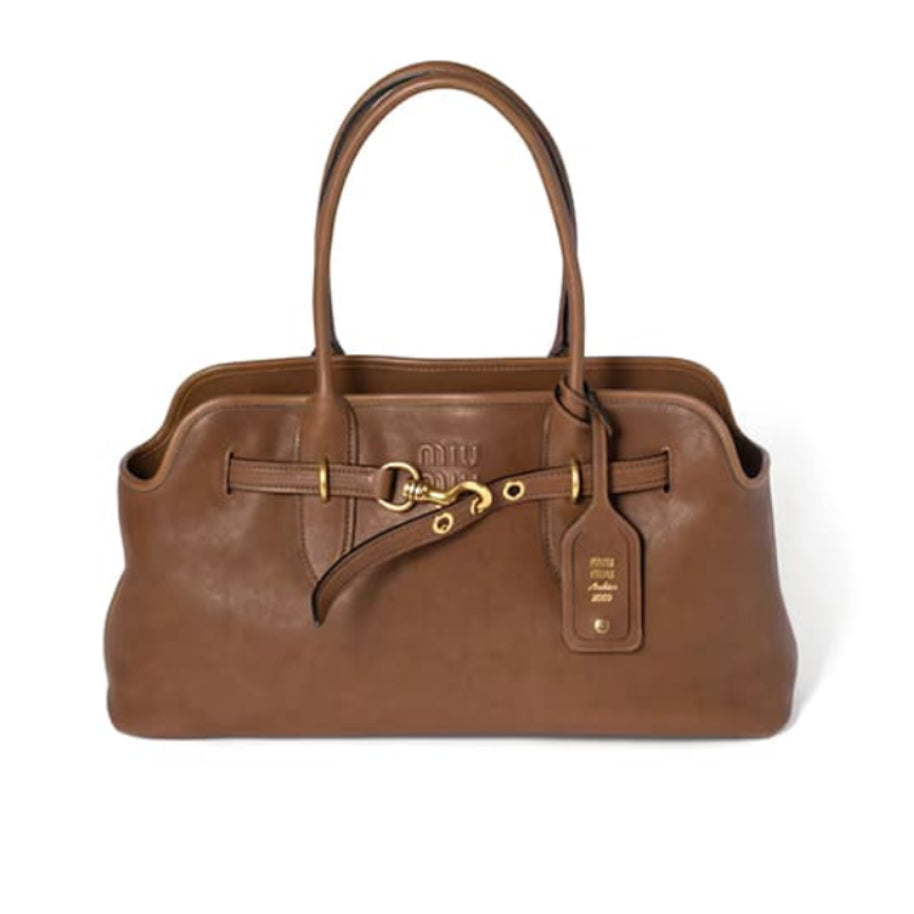 Large Aventure Nappa Leather Bag