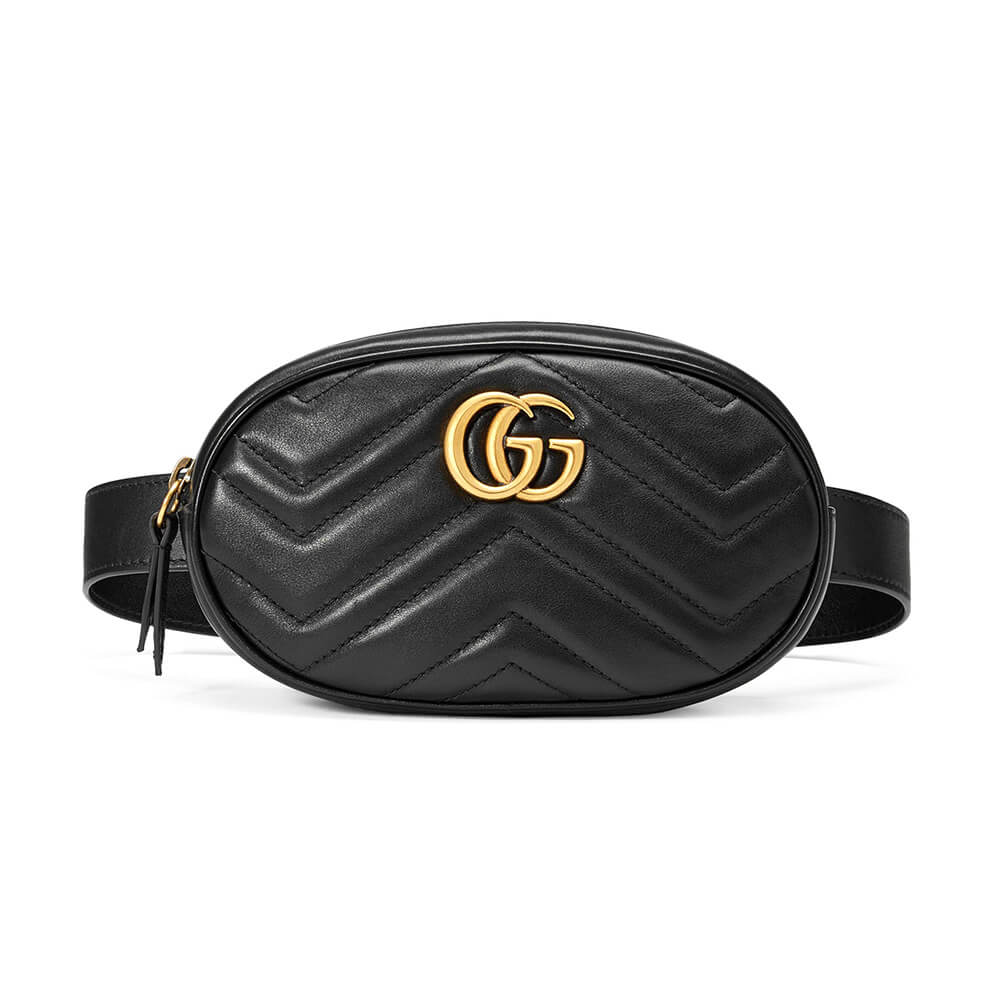 Sac banane en cuir matelassé GG Marmont 