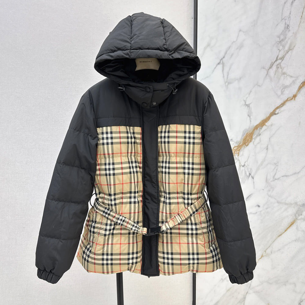 Manteau réversible Burberry pour femme (tailles : S, M, L, XL)