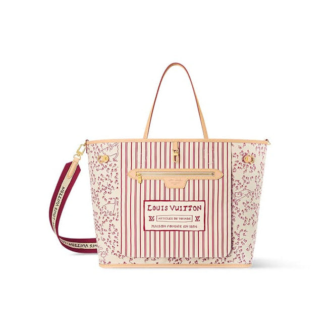 Whimsical Cat Monogram Tote Set