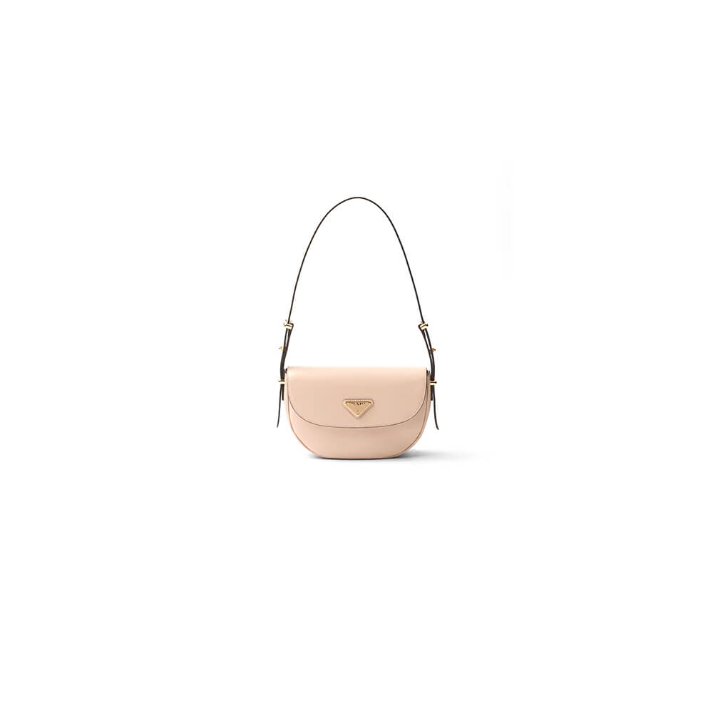 Arque Leather Shoulder Bag with Flap