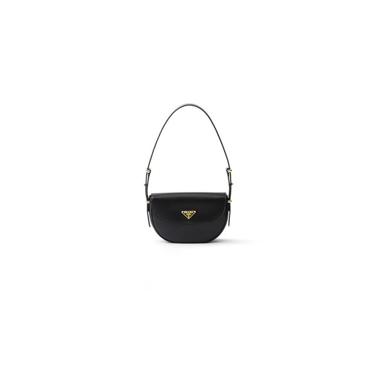 Arque Leather Shoulder Bag with Flap