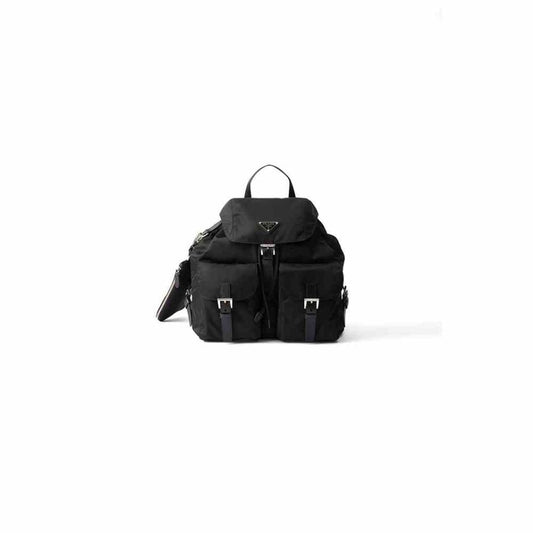 Re-Nylon Medium Backpack with Pouch