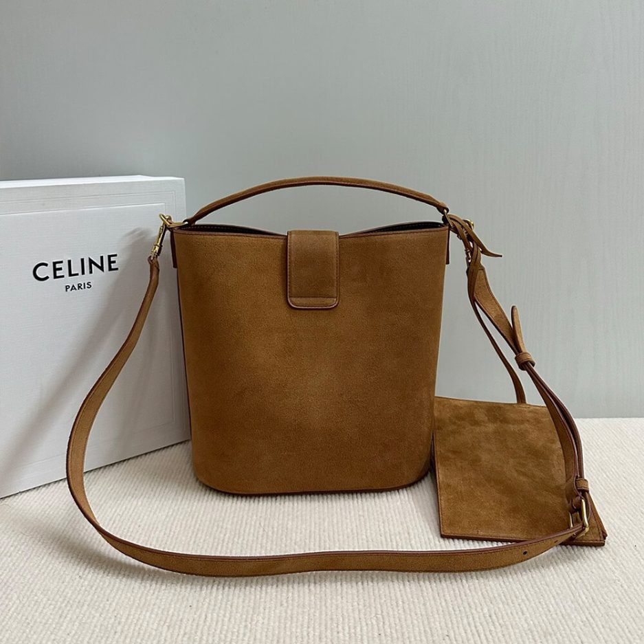 MEDIUM LOUISE BAG in SUEDE CALFSKIN