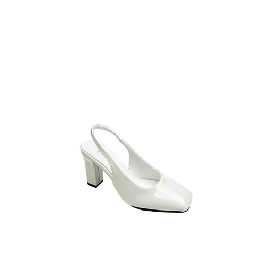 Patent Leather Slingback Pumps 85 mm