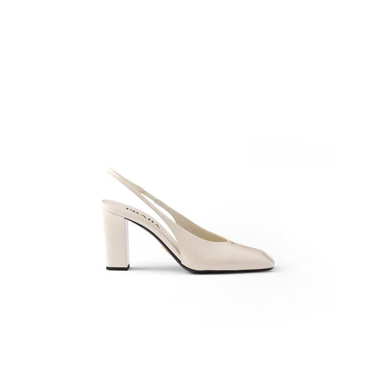 Patent Leather Slingback Pumps 85 mm