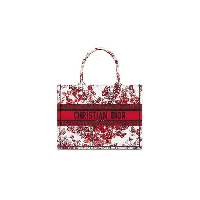 Crimson Floral Bag