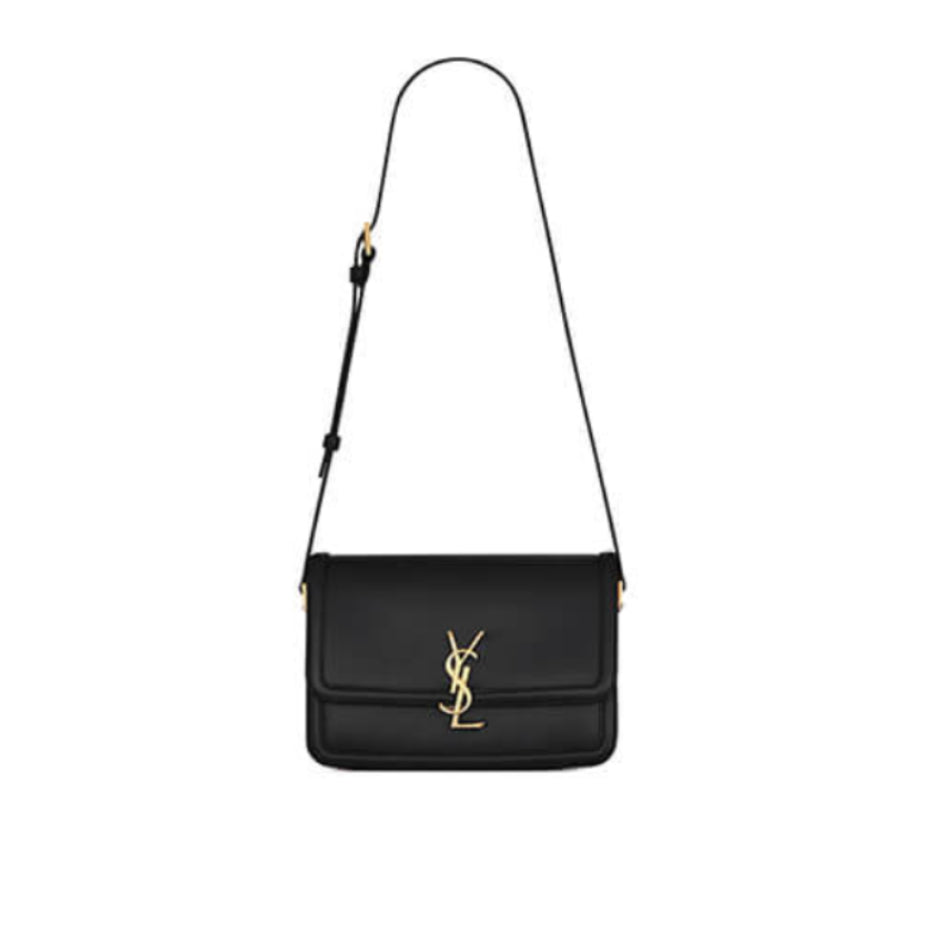 Solferino Medium Satchel in Box Saint Laurent