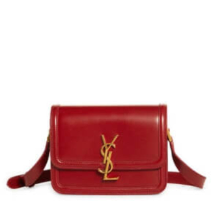 Solferino Medium Satchel in Box Saint Laurent