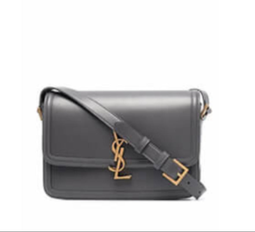 Solferino Medium Satchel in Box Saint Laurent