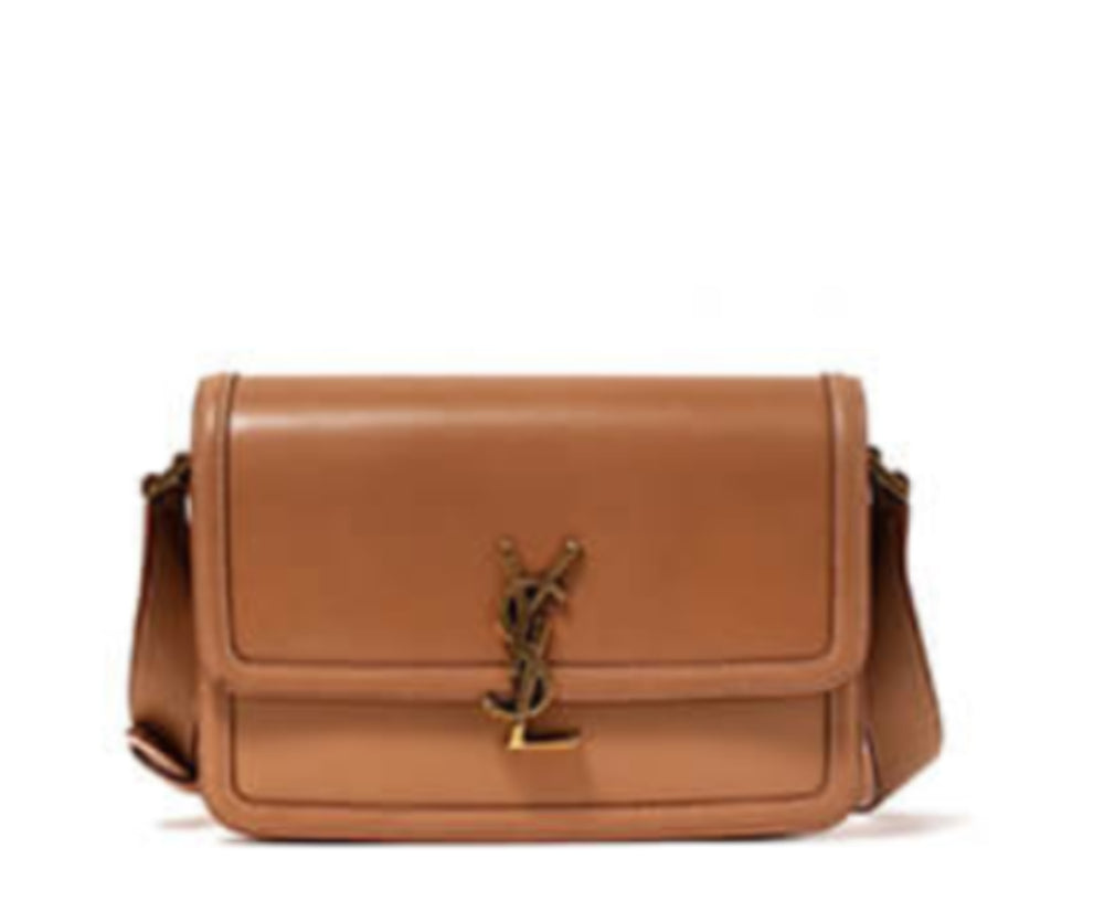 Solferino Medium Satchel in Box Saint Laurent