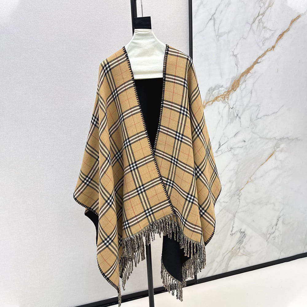Châle réversible Burberry pour femme