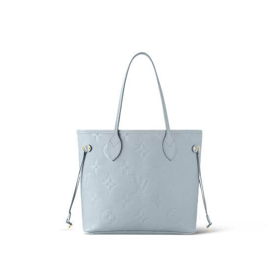 Serene Blue Embossed Tote Set