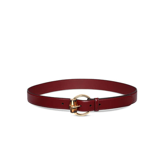 Belt with Bamboo Detail Buckle