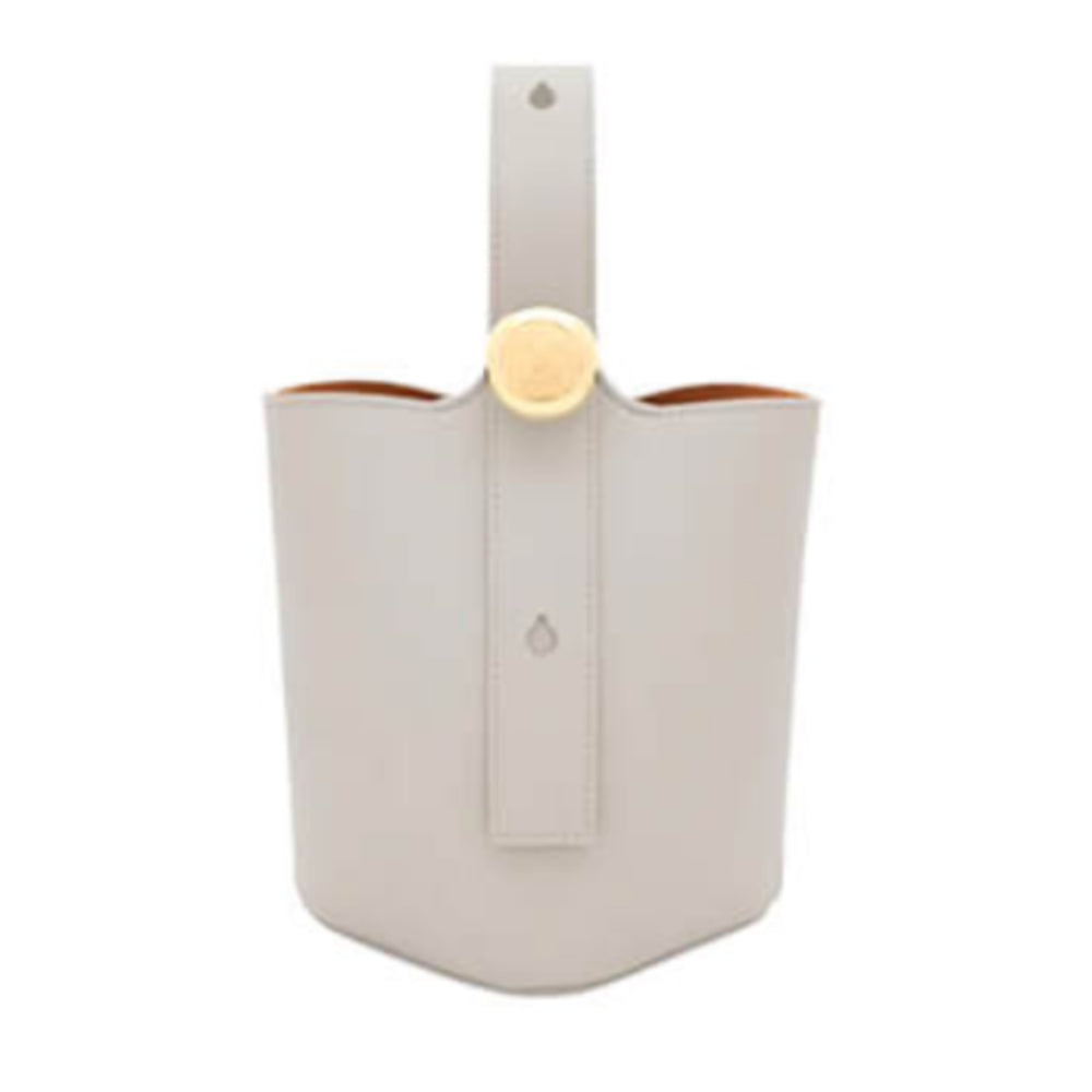 Mini Pebble Bucket in Smooth Calfskin