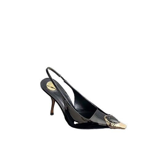 Loulou Slingback Pumps in Patent Leather