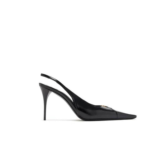 Babylone Breteuil Slingback Pumps in Patent Leather