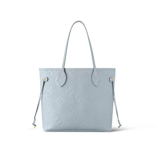 Chic Azure Monogram Tote Set