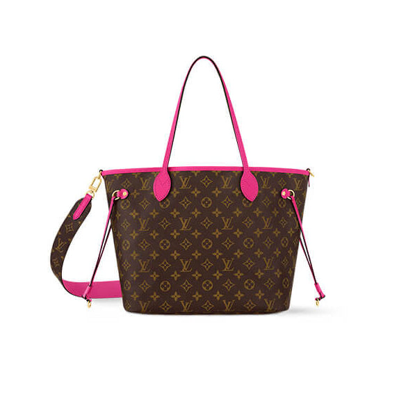 Bold Fuchsia Monogram Tote Set