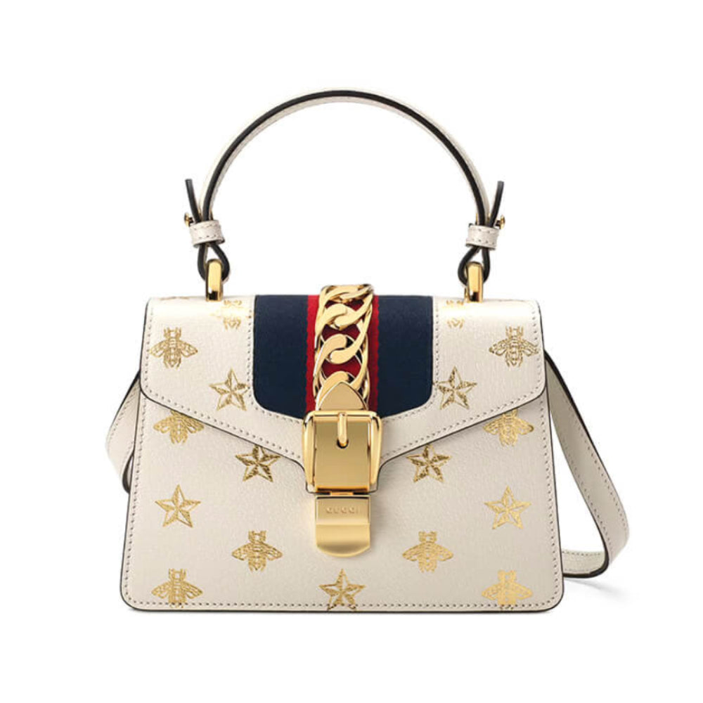 Sylvie Bee Star Mini Leather Bag