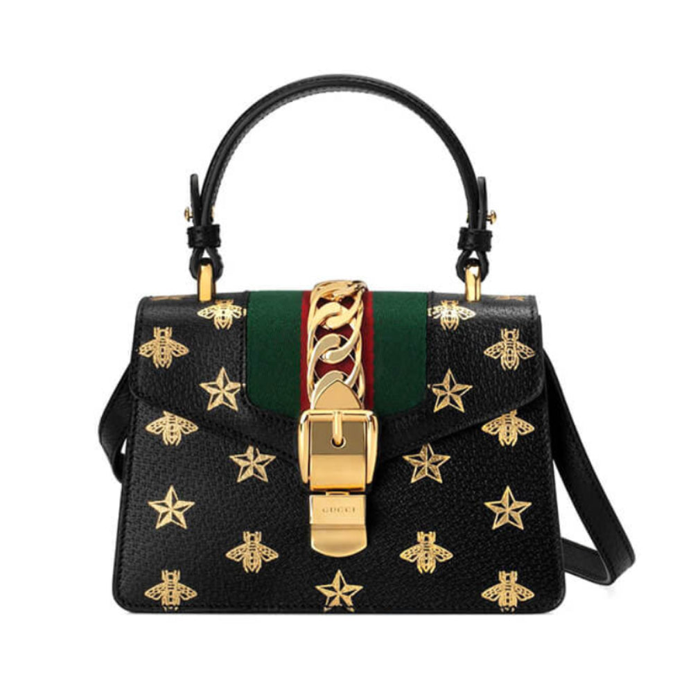 Sylvie Bee Star Mini Leather Bag