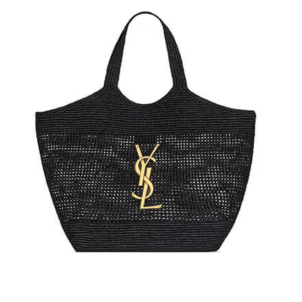 Saint Laurent Icare in Raffia