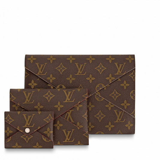 M62034 Pochette Kirigami Monogram Brown