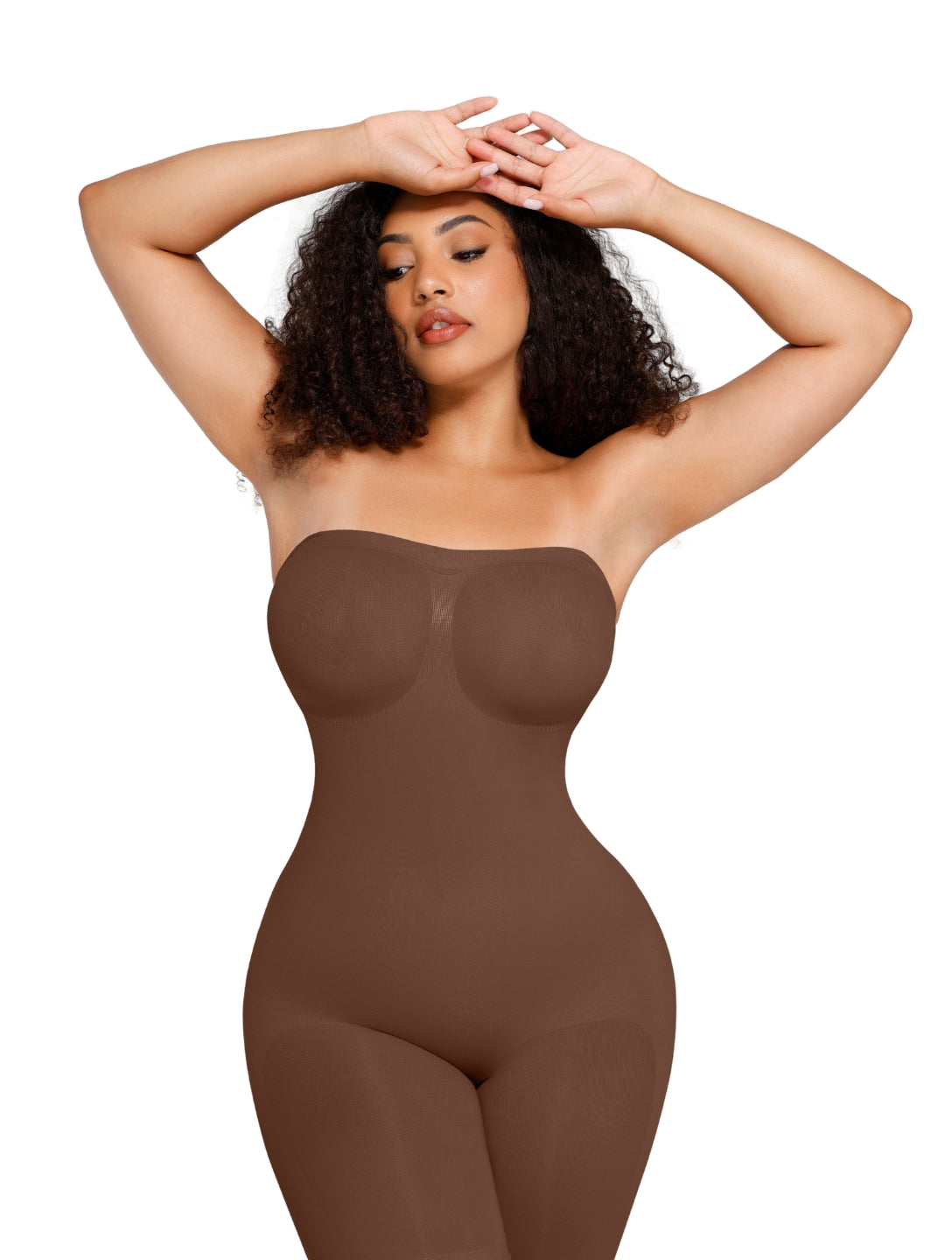 Strapless Sculpting Shapewear Bodysuit - HeyShape