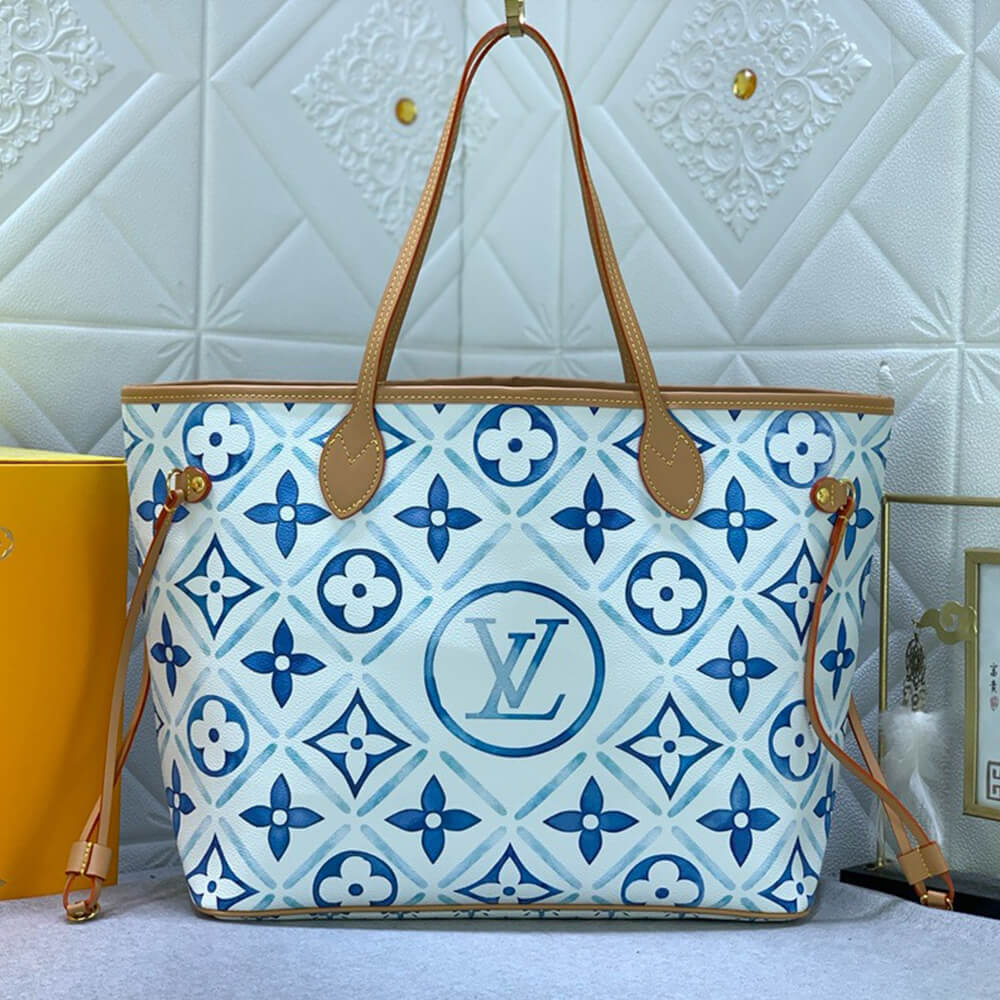 Artistic Blue Mosaic Tote