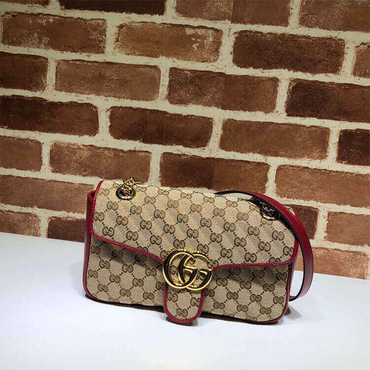 Sac bandoulière GG Marmont petit modèle 