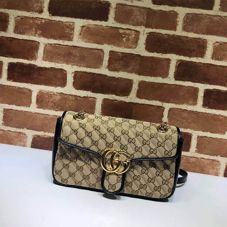 Sac bandoulière GG Marmont petit modèle 