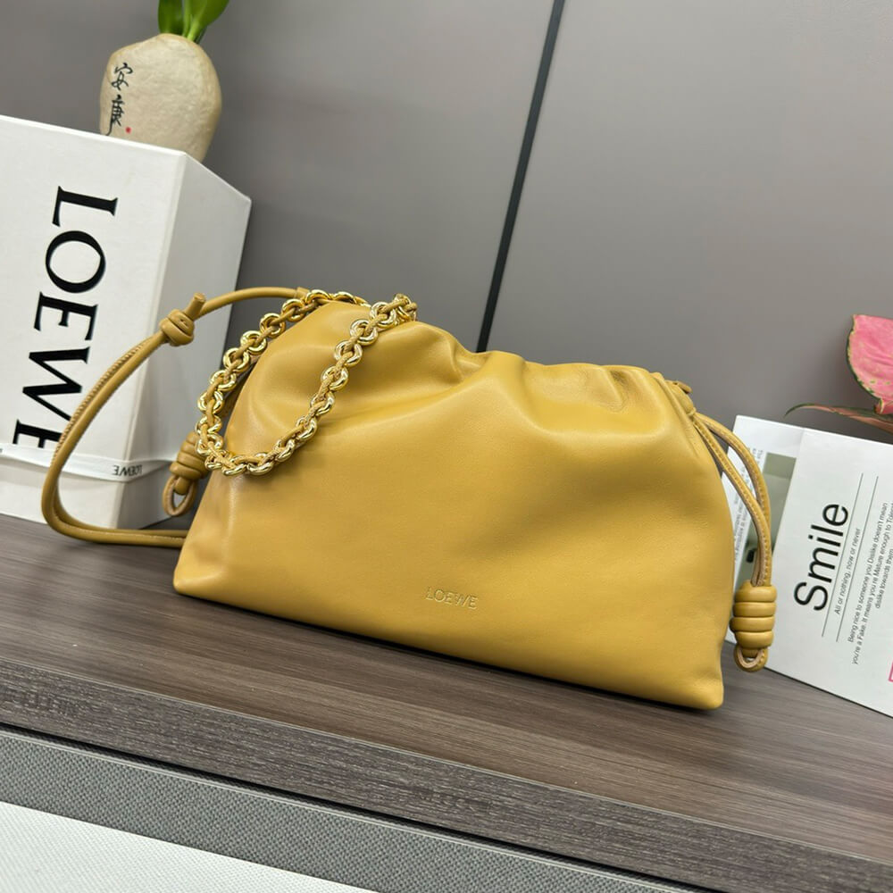 Medium Flamenco Purse in Mellow Nappa Lambskin