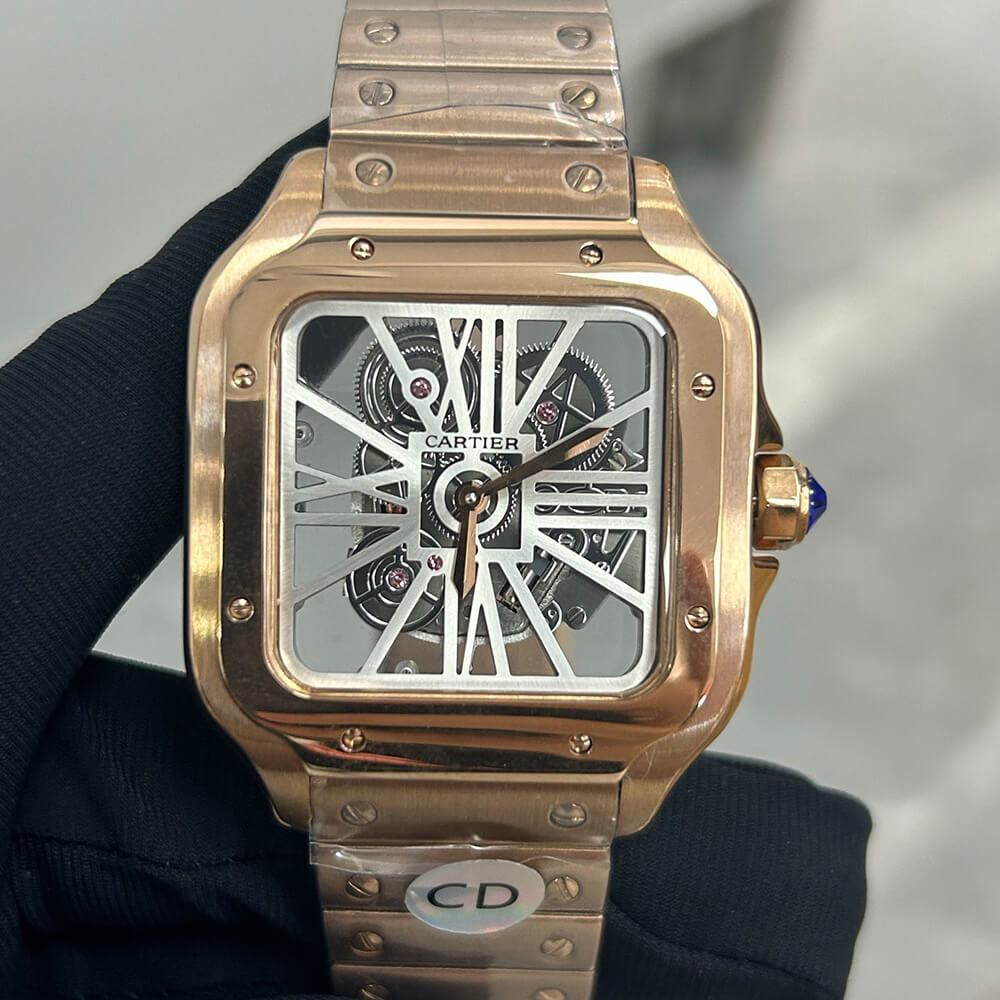 Cartier Santos Skeleton Watch