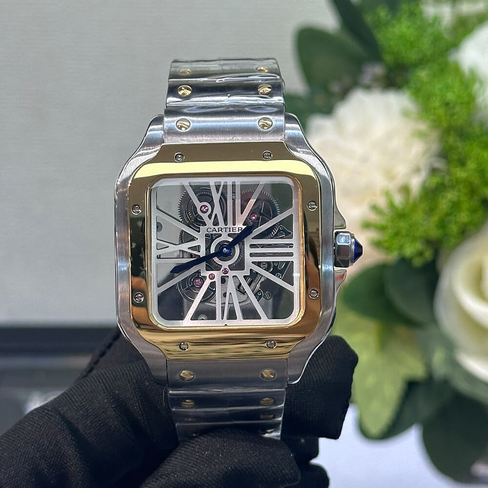 Cartier Santos Skeleton Watch