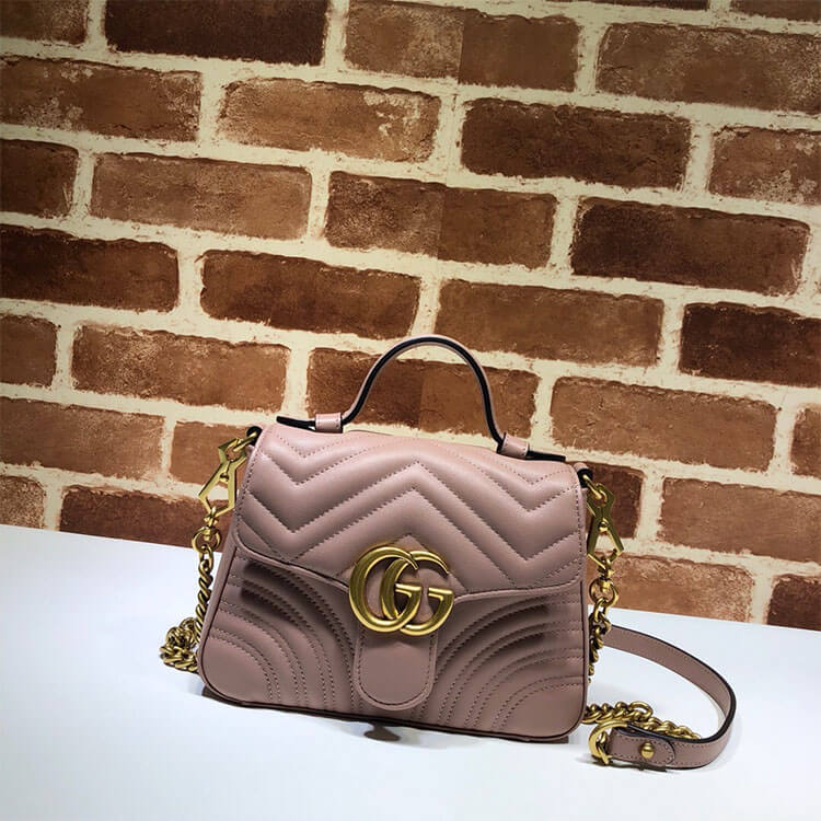 GG Marmont Mini Top Handle Bag