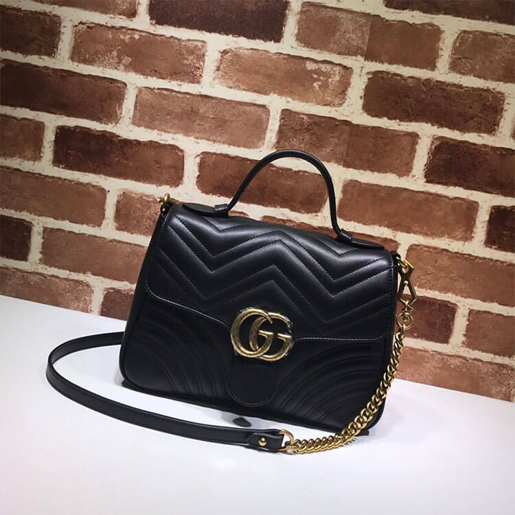GG Marmont Small Top Handle Bag