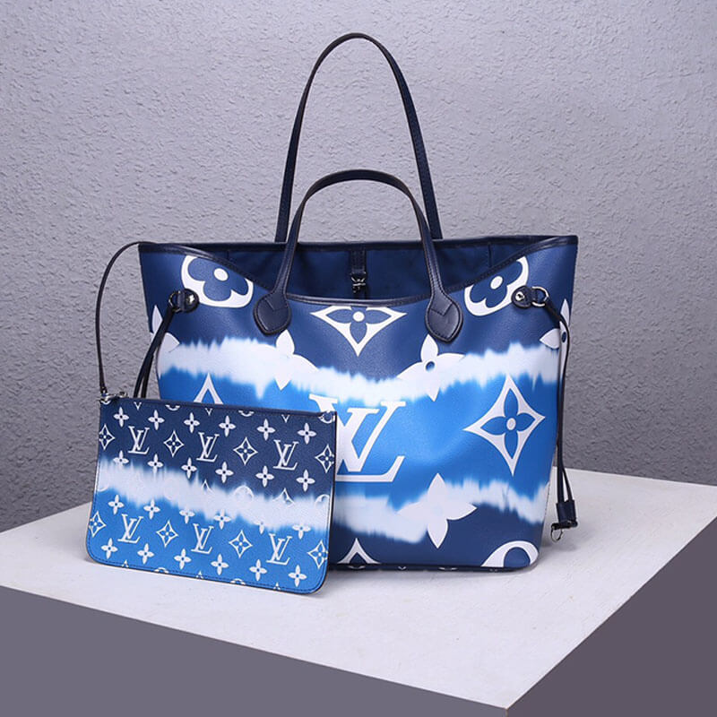 Vibrant Blue Escale Tote Set