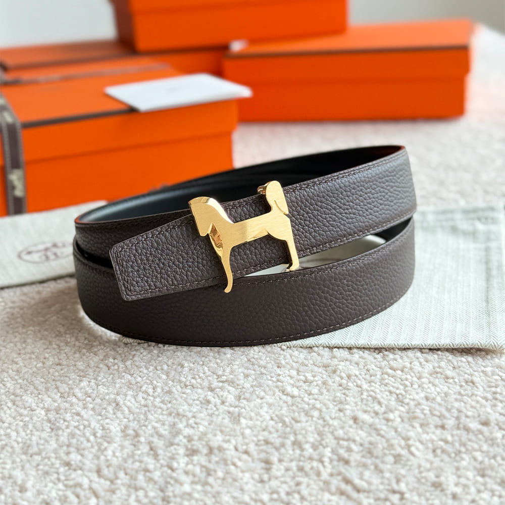 B*ucle De Ce*nture Pan*che & Cu*r De Ce*nture Re*ersible 32 mm