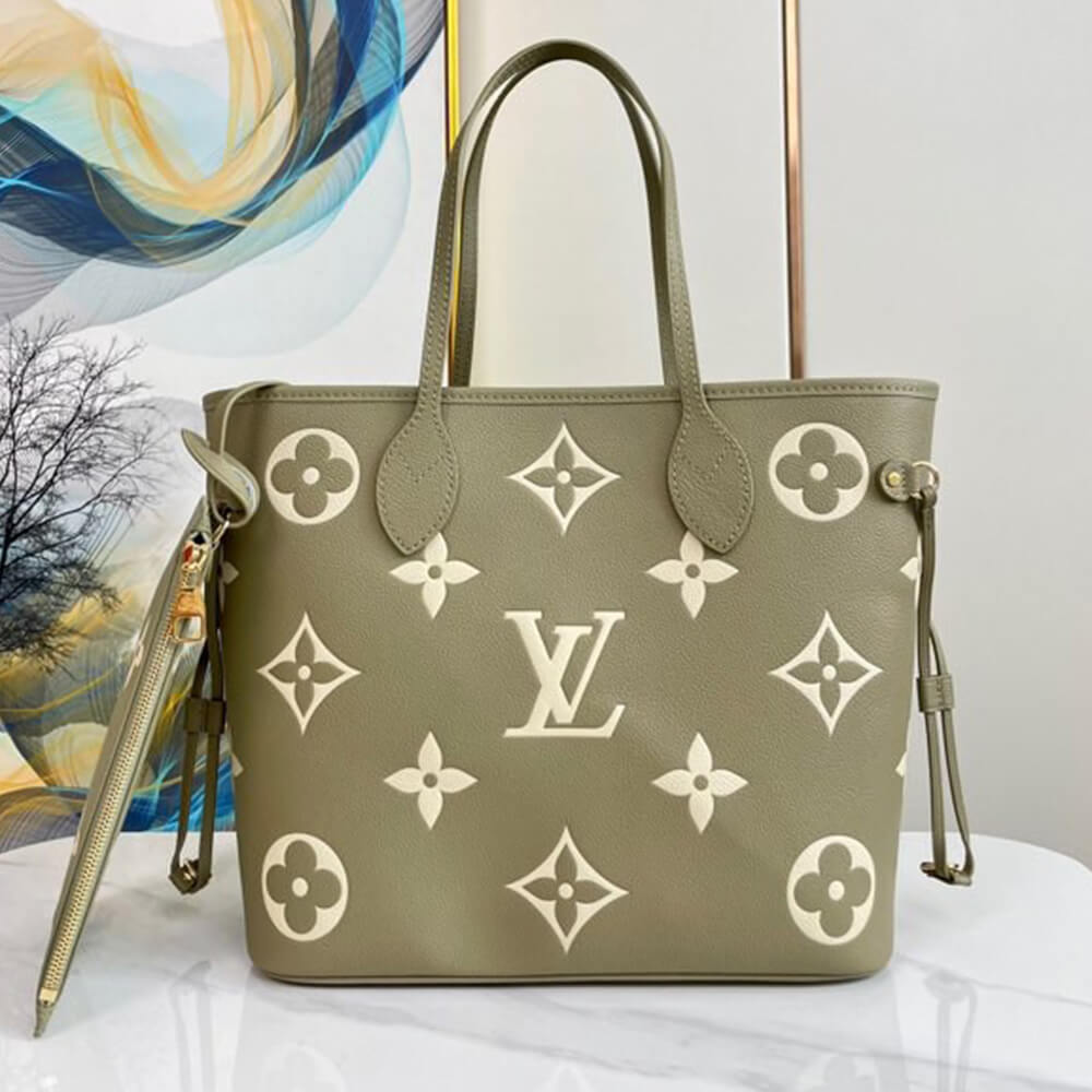 Sophisticated Khaki Monogram Tote Set