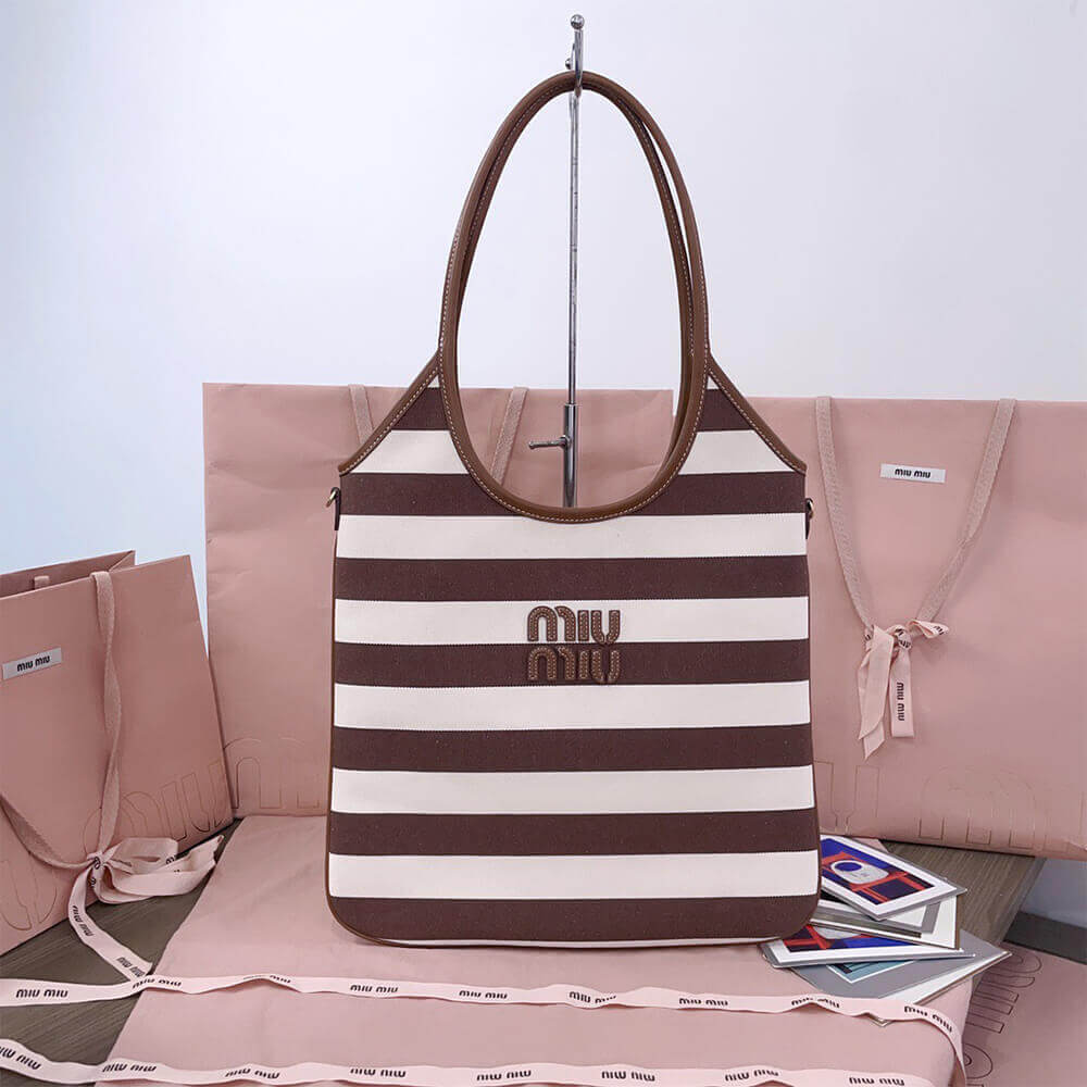 Regular IVY Canvas and Leather Bag