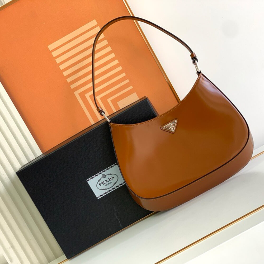 Cleo Brushed Leather Shoulder Bag