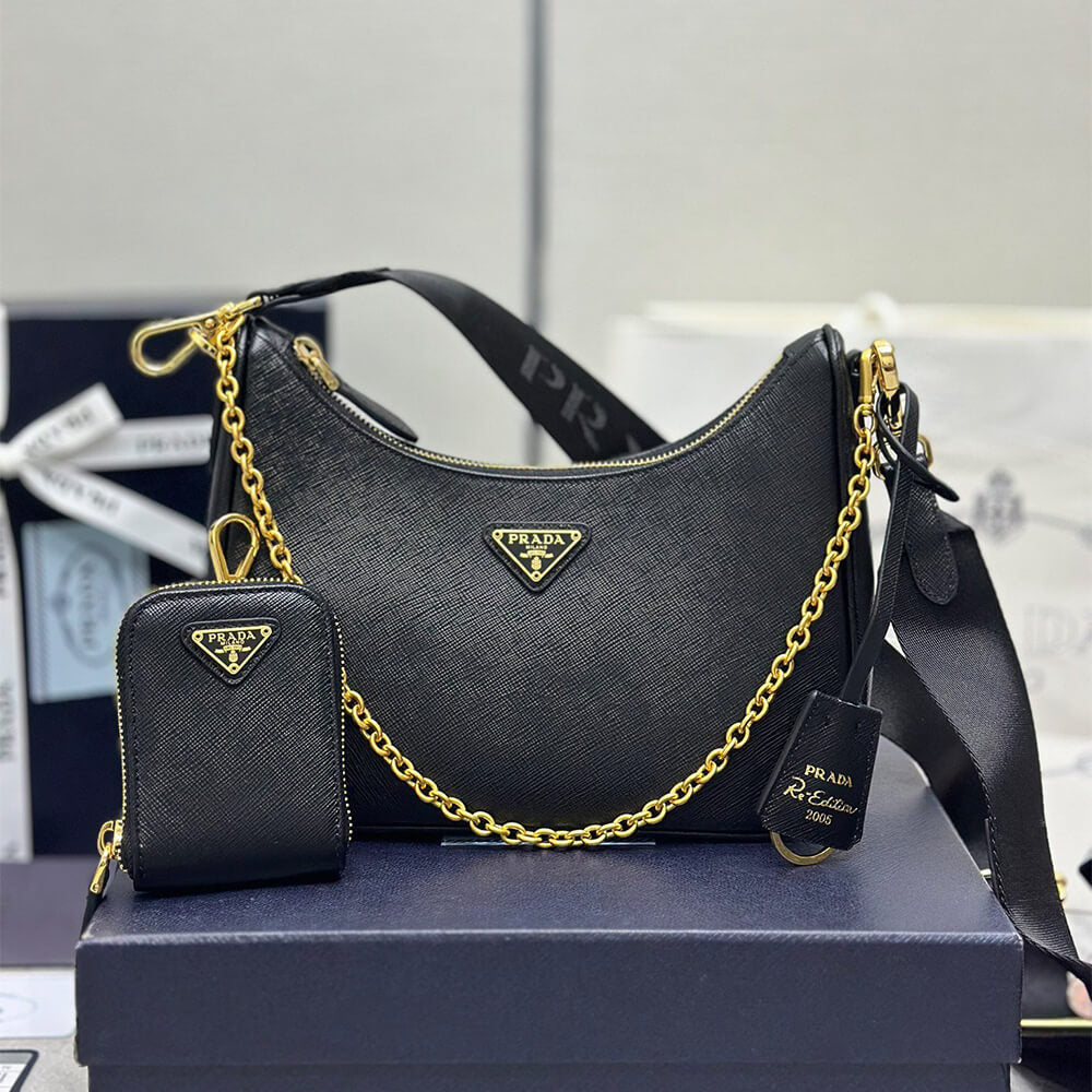 Re-Edition 2005 Saffiano Leather Bag