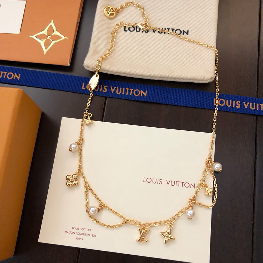 Collier LV Blooming Pearls