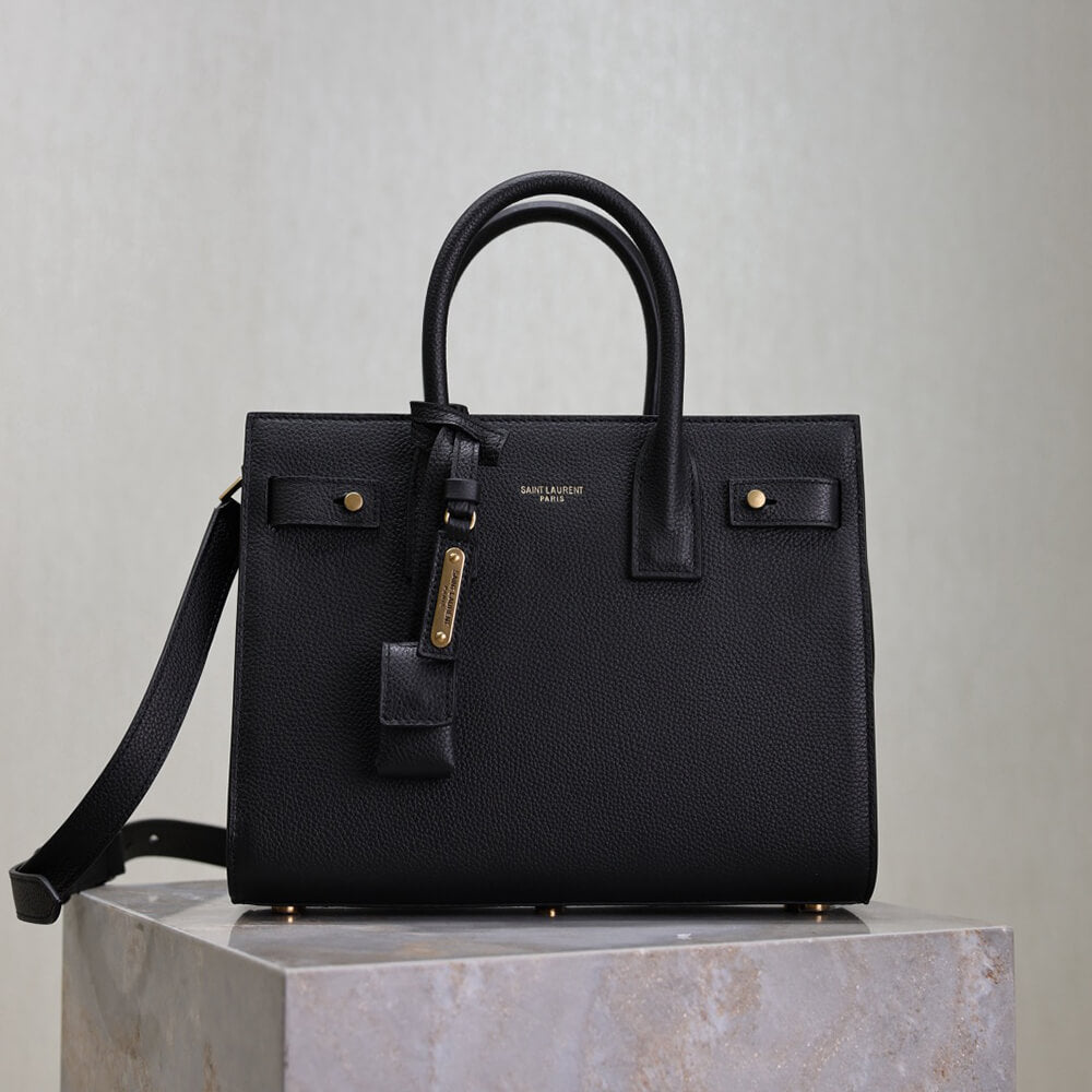 Sac De Jour in Supple Grained Leather – Baby