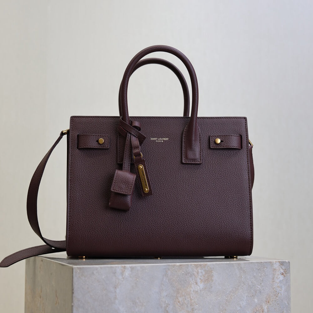 Sac De Jour in Supple Grained Leather – Baby