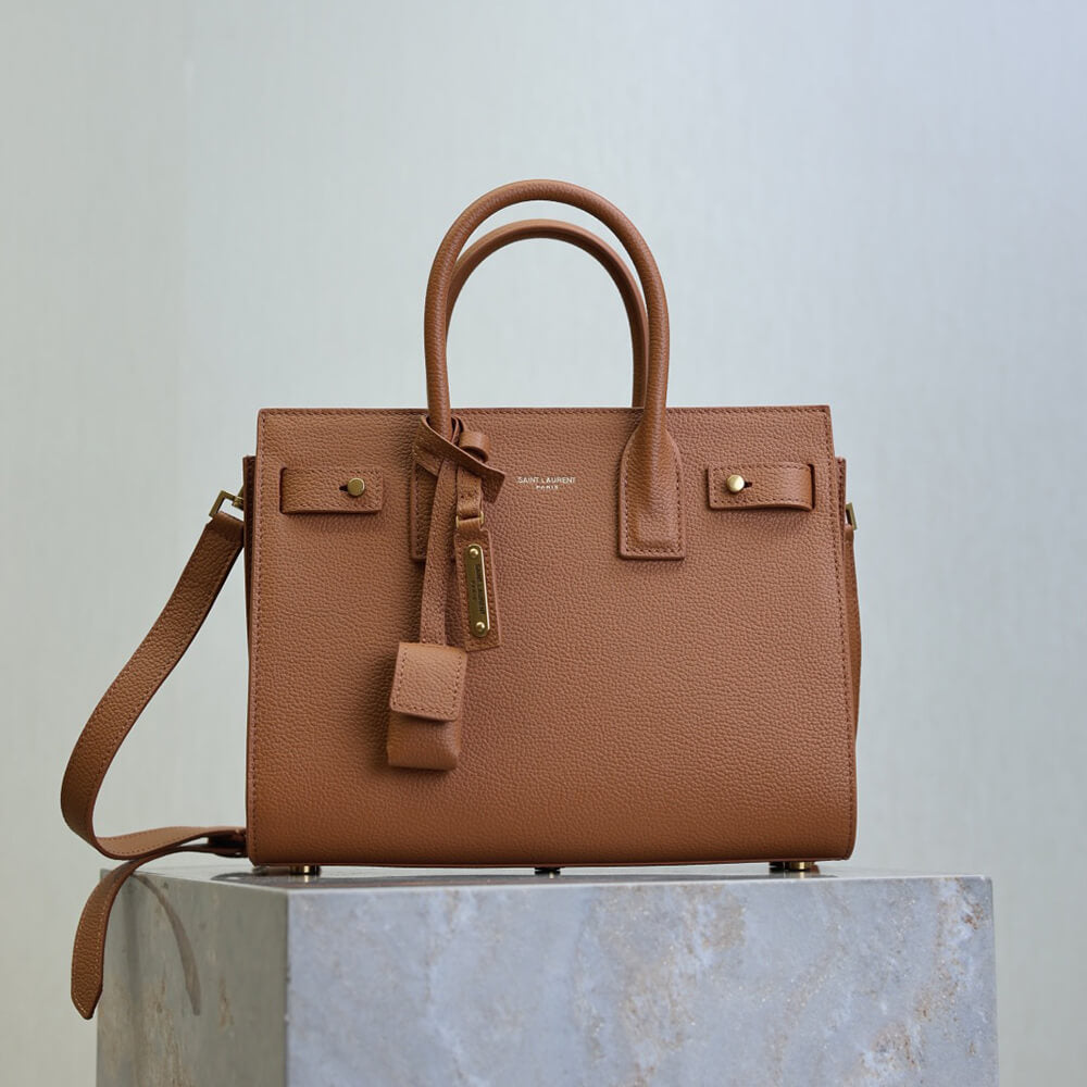 Sac De Jour in Supple Grained Leather – Baby