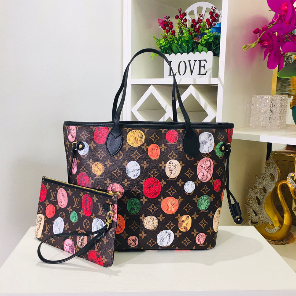 Eclectic Fornasetti Monogram Tote Set