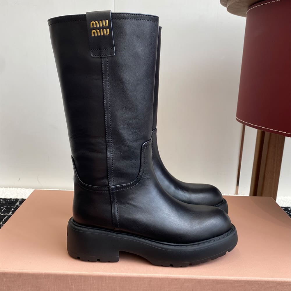 Bottes en cuir 