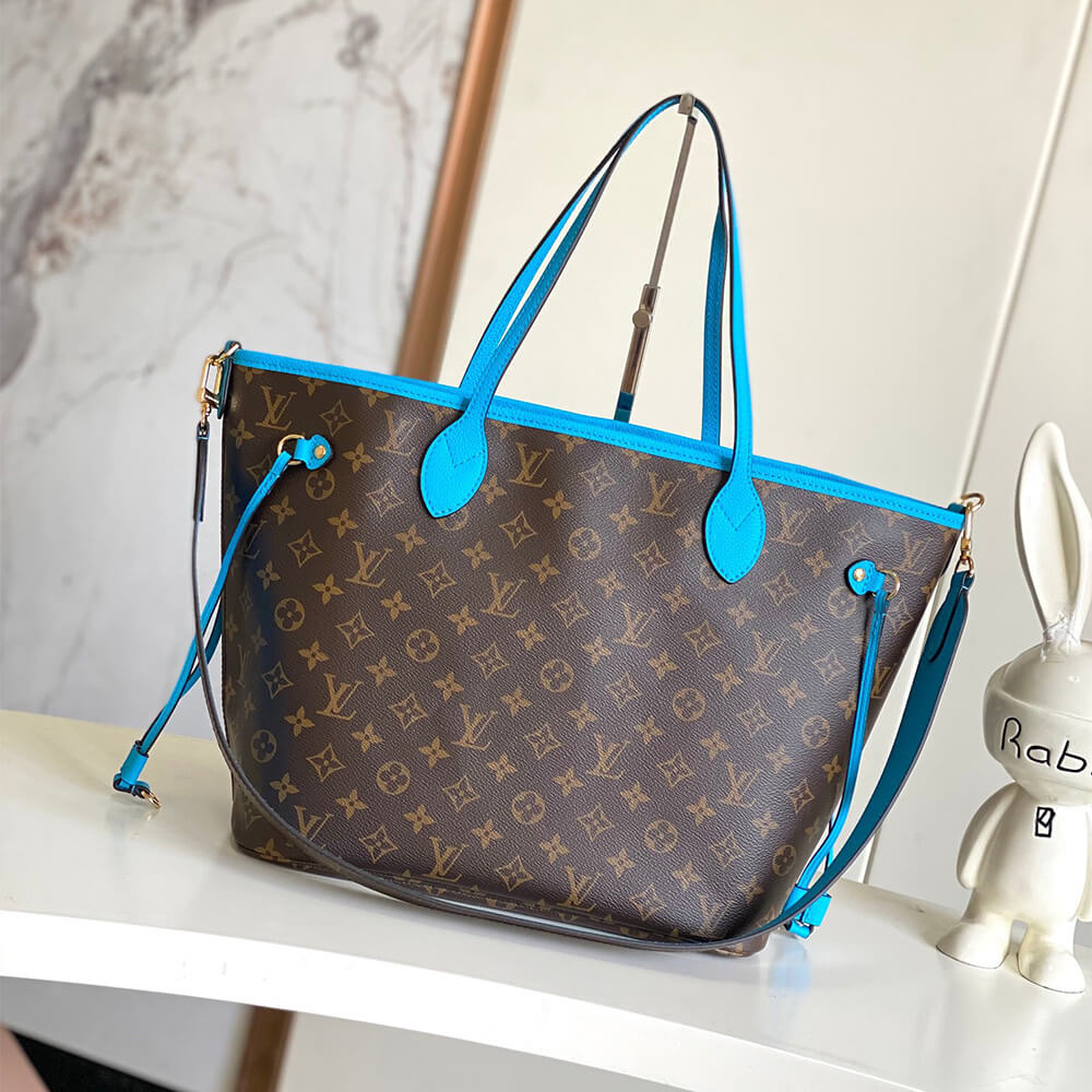 Bold Azure Monogram Tote Set