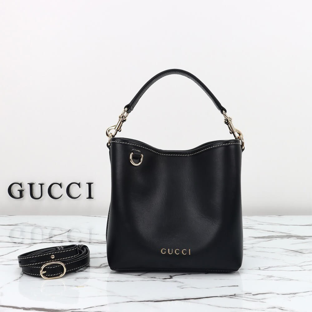 Emblem Mini Bucket Bag